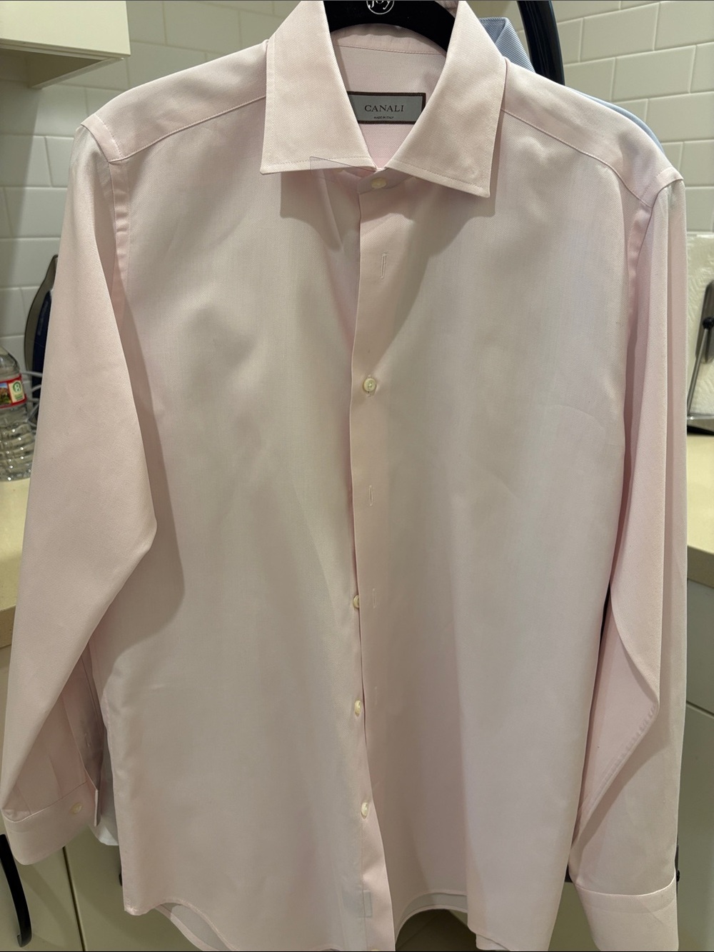 Canali Men's Light Pink Dress Shirt
